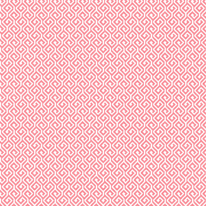 Sete Coral Greek Key Wallpaper Wallpaper A-Street Prints Double Roll Coral 