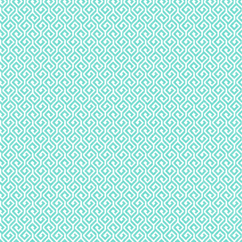 Sete Coral Greek Key Wallpaper Wallpaper A-Street Prints Double Roll Aqua 