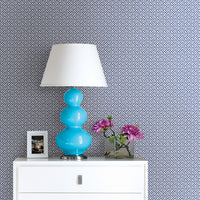 Sete Coral Greek Key Wallpaper Wallpaper A-Street Prints   