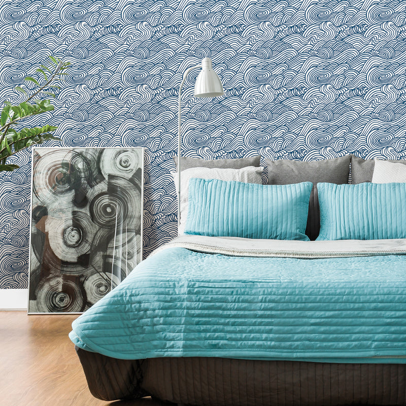 Mare Wave Wallpaper Wallpaper A-Street Prints   