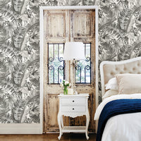 Alfresco Palm Leaf Wallpaper Wallpaper A-Street Prints   