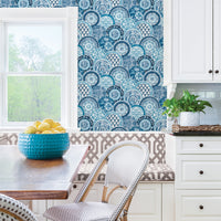 Laguna Coral Plate Wallpaper Wallpaper A-Street Prints   