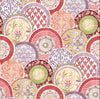 Laguna Coral Plate Wallpaper Wallpaper A-Street Prints Double Roll Pink 