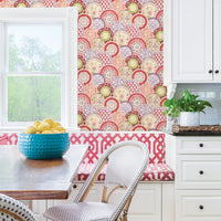 Laguna Coral Plate Wallpaper Wallpaper A-Street Prints   