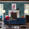 Nocturnum Leaf Wallpaper Wallpaper A-Street Prints   