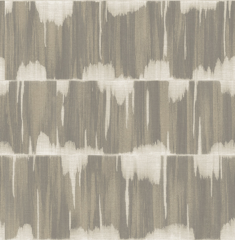 Serendipity Shibori Wallpaper Wallpaper A-Street Prints Double Roll Taupe 