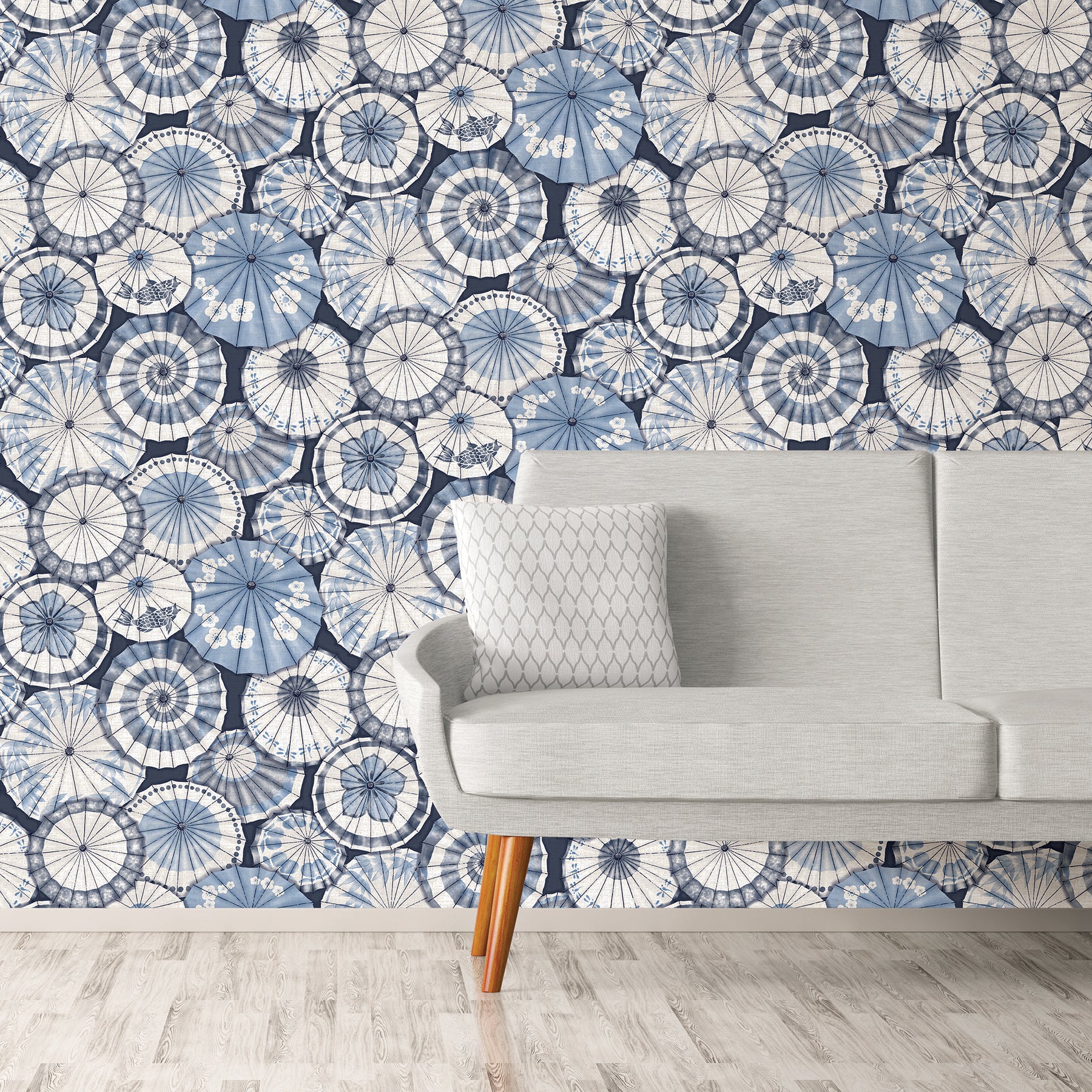 Mikado Parasol Wallpaper Wallpaper A-Street Prints   