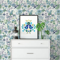 Whimsy Fauna Wallpaper Wallpaper A-Street Prints   