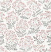 Floret Floral Wallpaper Wallpaper A-Street Prints Double Roll Pink 
