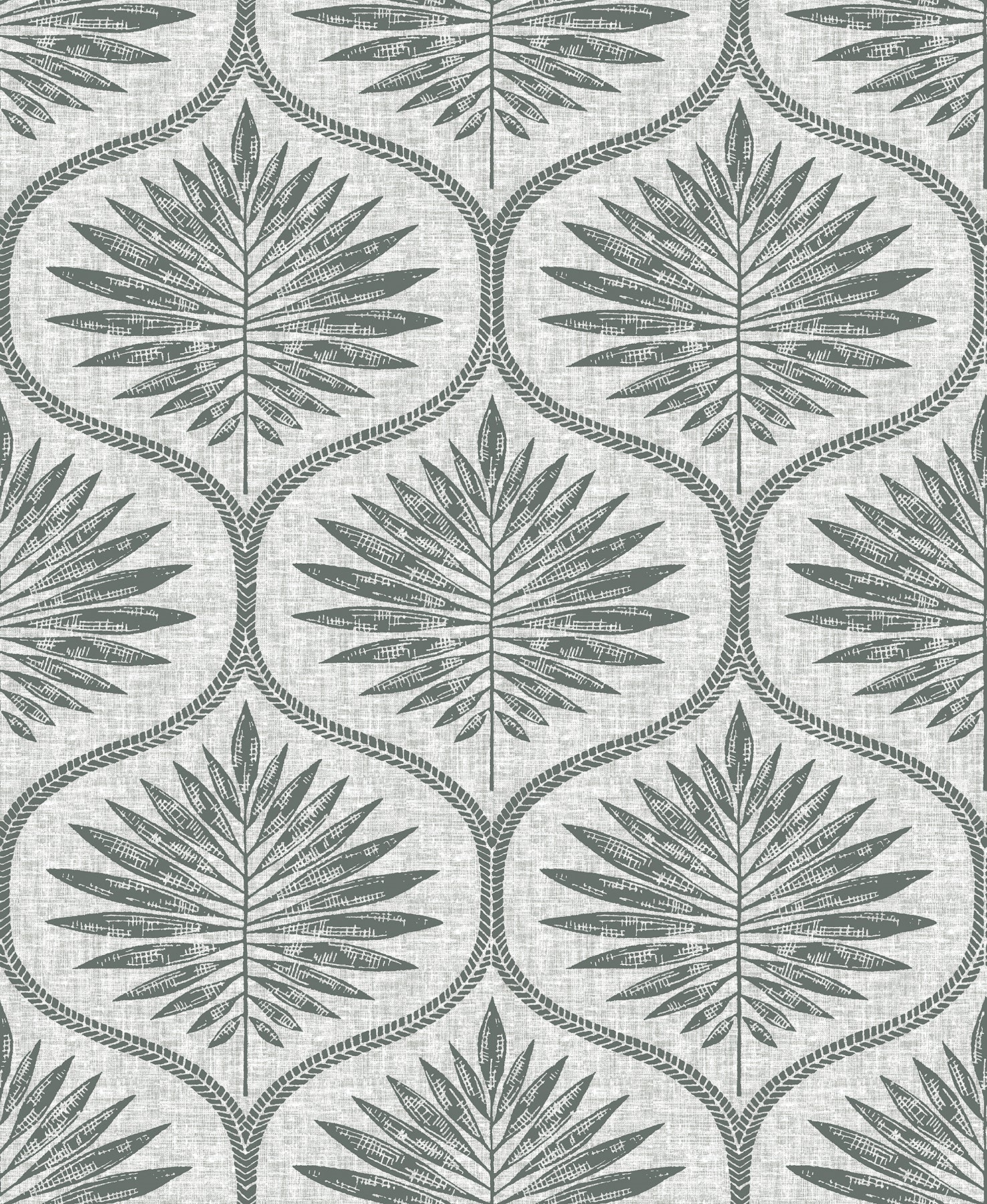 Laurel Ogee Wallpaper Wallpaper A-Street Prints Double Roll Grey 