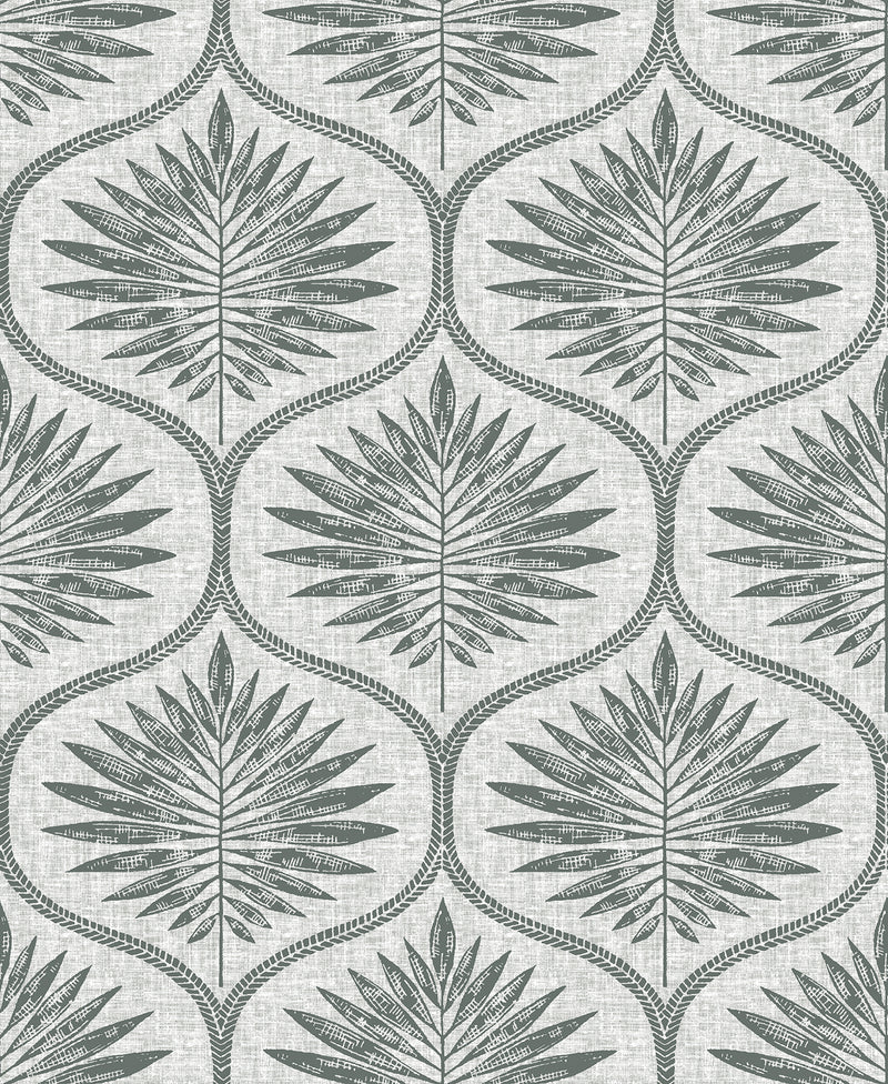 Laurel Ogee Wallpaper Wallpaper A-Street Prints Double Roll Grey 