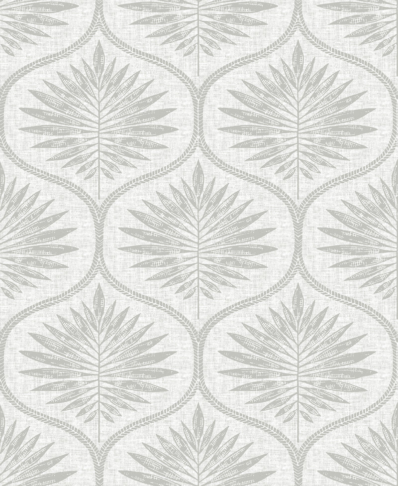 Laurel Ogee Wallpaper Wallpaper A-Street Prints Double Roll Light Grey 