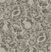 Revival Dark Fauna Wallpaper Wallpaper A-Street Prints Double Roll Brown 
