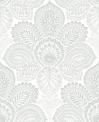 Triumph Medallion Wallpaper Wallpaper A-Street Prints Double Roll Off White 