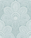 Triumph Medallion Wallpaper Wallpaper A-Street Prints Double Roll Light Blue 