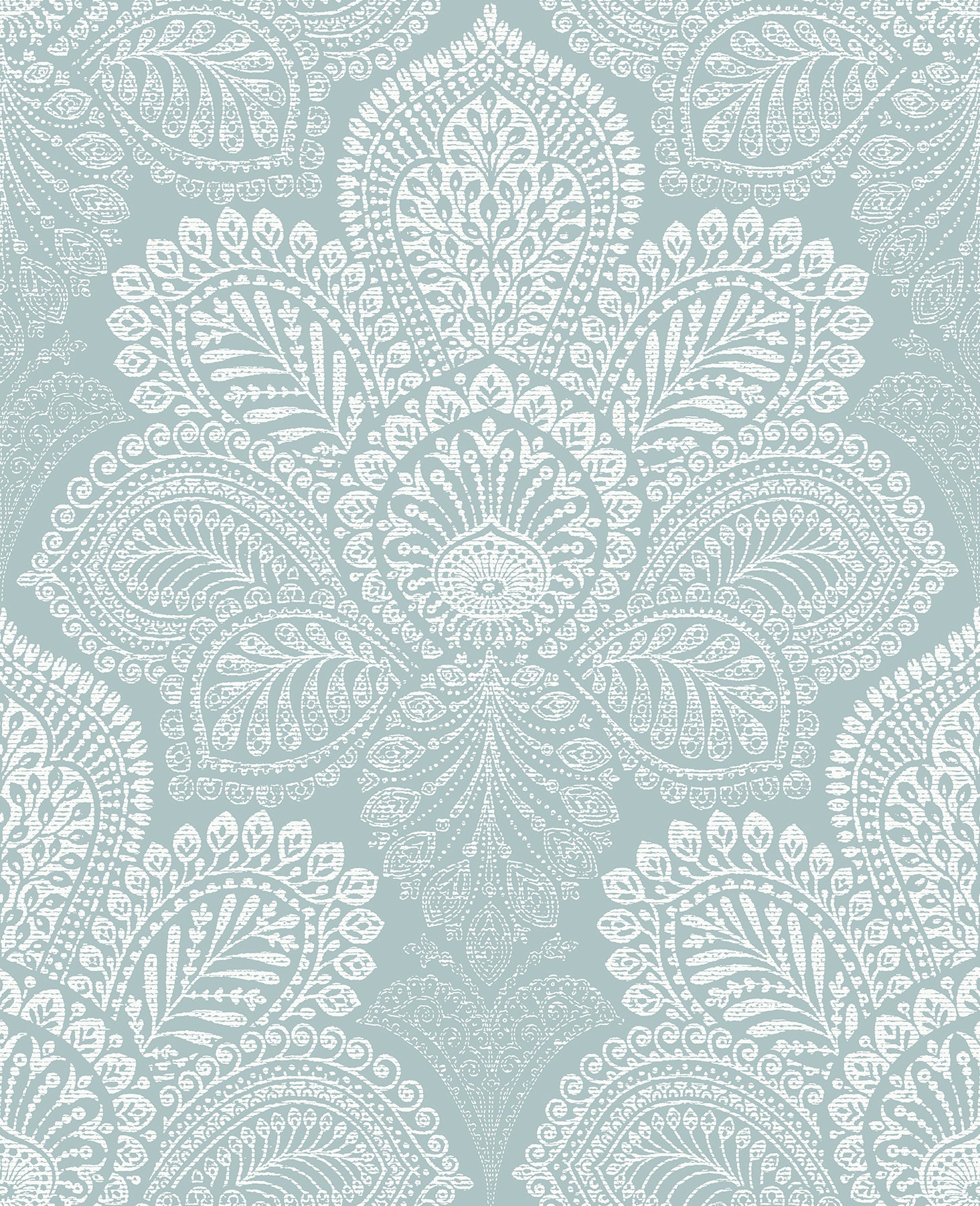 Triumph Medallion Wallpaper Wallpaper A-Street Prints Double Roll Light Blue 