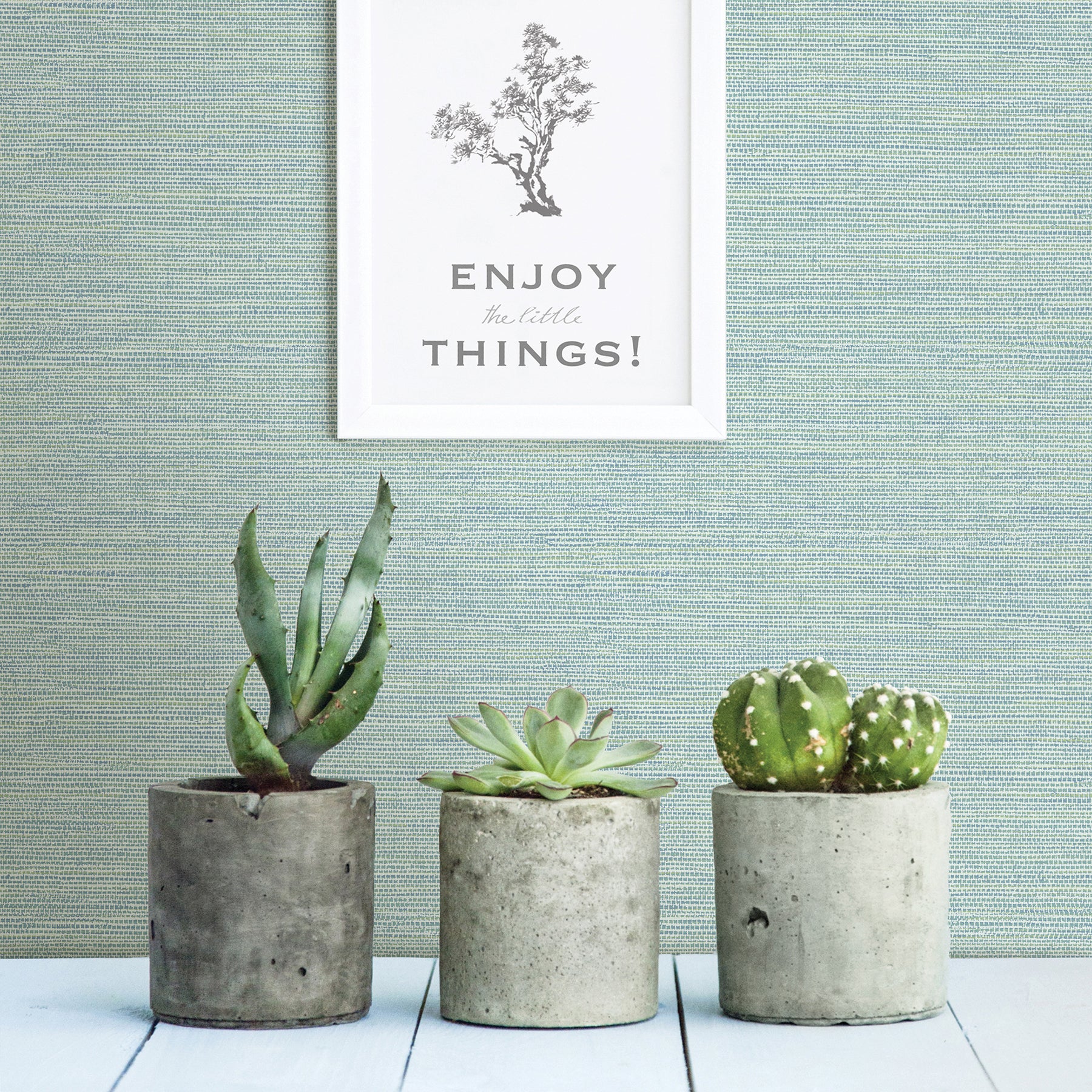 Agave Light Faux Grasscloth Wallpaper Wallpaper A-Street Prints   