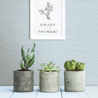 Agave Light Faux Grasscloth Wallpaper Wallpaper A-Street Prints   