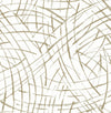 Willy Nilly Brushstrokes Wallpaper Wallpaper A-Street Prints Double Roll Gold 