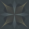 Radius Geometric Wallpaper Wallpaper A-Street Prints Double Roll Navy 