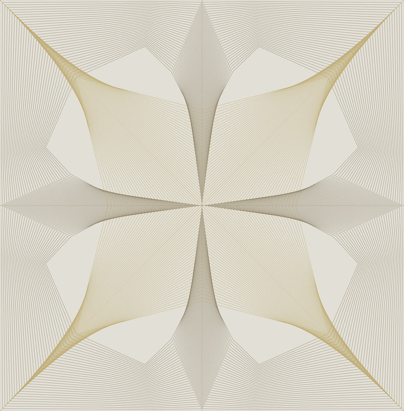 Radius Geometric Wallpaper Wallpaper A-Street Prints Double Roll Off White 