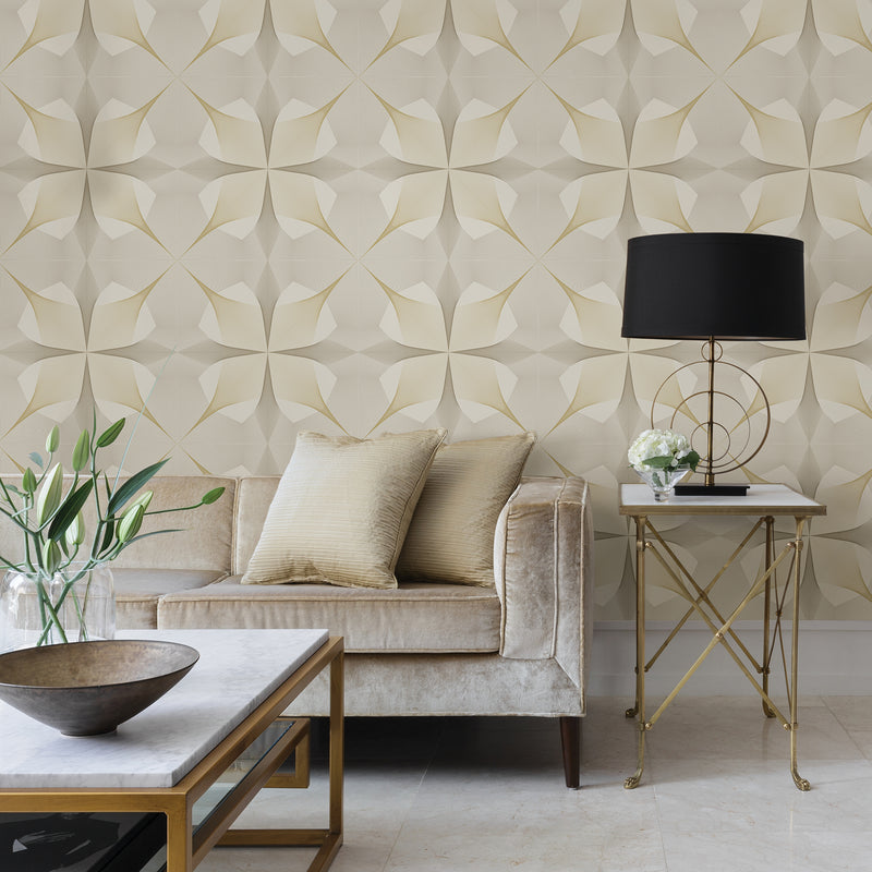 Radius Geometric Wallpaper Wallpaper A-Street Prints   