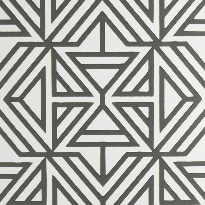 Helios Geometric Wallpaper Wallpaper A-Street Prints Double Roll Taupe 