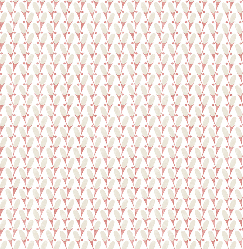 Landon Abstract Geometric Wallpaper Wallpaper A-Street Prints Double Roll Pink 
