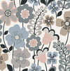 Piper Floral Wallpaper Wallpaper A-Street Prints Double Roll Light Blue 