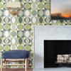 Archer Linen Geometric Wallpaper Wallpaper A-Street Prints   