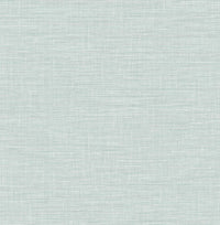 Exhale Faux Grasscloth Wallpaper Wallpaper A-Street Prints Double Roll Light Blue 