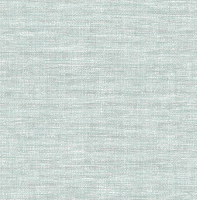 Exhale Faux Grasscloth Wallpaper Wallpaper A-Street Prints Double Roll Light Blue 