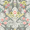 Vera Floral Damask Wallpaper Wallpaper A-Street Prints Double Roll Multicolor 