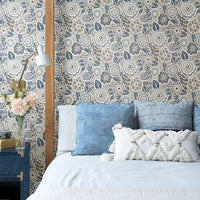 Lucy Floral Wallpaper Wallpaper A-Street Prints   