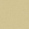 Jocelyn Faux Linen Wallpaper Wallpaper A-Street Prints Double Roll Yellow 