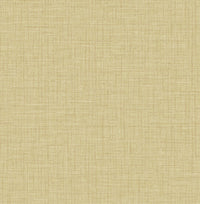 Jocelyn Faux Linen Wallpaper Wallpaper A-Street Prints Double Roll Yellow 