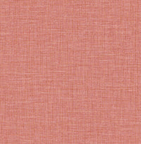 Jocelyn Faux Linen Wallpaper Wallpaper A-Street Prints Double Roll Pink 