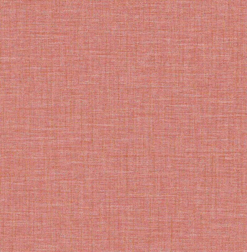 Jocelyn Faux Linen Wallpaper Wallpaper A-Street Prints Double Roll Pink 