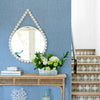 Jocelyn Faux Linen Wallpaper Wallpaper A-Street Prints   