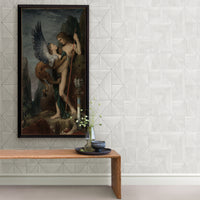 Cheverny Light Geometric Wood Wallpaper Wallpaper A-Street Prints   