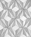 Paragon Geometric Wallpaper Wallpaper A-Street Prints Double Roll Black 
