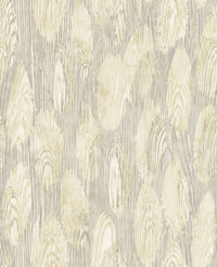 Monolith Abstract Wood Wallpaper Wallpaper A-Street Prints Double Roll Light Yellow 