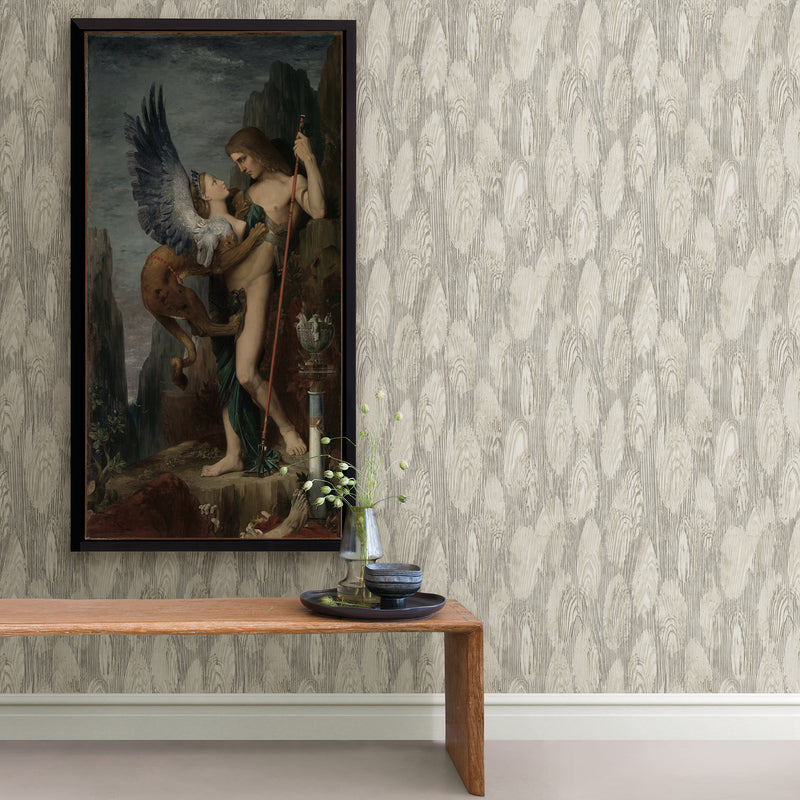 Monolith Abstract Wood Wallpaper Wallpaper A-Street Prints   