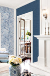 Beaufort Dove Peony Chinoiserie Wallpaper Wallpaper A-Street Prints   