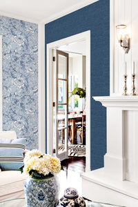 Beaufort Dove Peony Chinoiserie Wallpaper Wallpaper A-Street Prints   