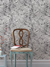 Beaufort Dove Peony Chinoiserie Wallpaper Wallpaper A-Street Prints   