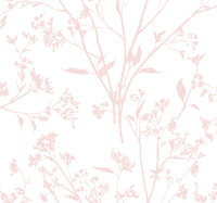 Southport Blush Delicate Branches Wallpaper Wallpaper A-Street Prints Double Roll Blush 