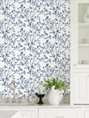 Southport Blush Delicate Branches Wallpaper Wallpaper A-Street Prints   