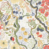 Ann Floral Vines Wallpaper Wallpaper A-Street Prints Double Roll Green 