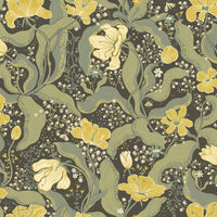 Bodri Tulip Garden Wallpaper Wallpaper A-Street Prints Double Roll Green 